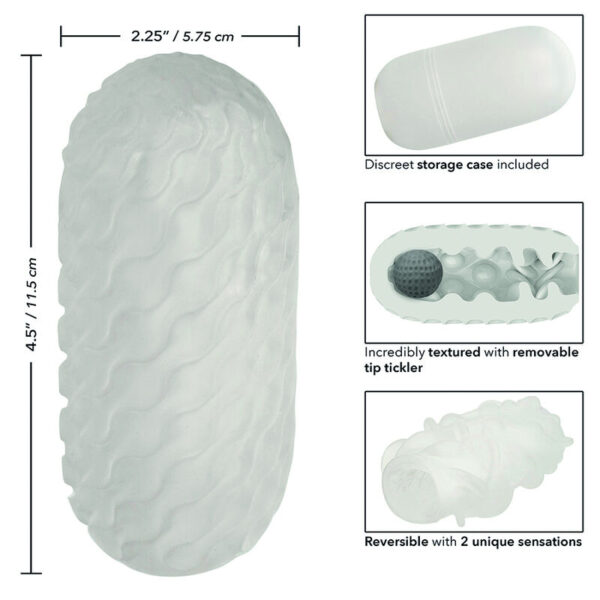 CalExotics Reversible Squishy Ball — Stroker — Male Masturbators — view 4