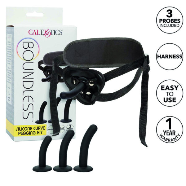 CalExotics Boundless Curve Pegging Kit — Strap-On — Non-Vibrating Harnesses — view 13