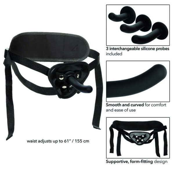 CalExotics Boundless Curve Pegging Kit — Strap-On — Non-Vibrating Harnesses — view 4