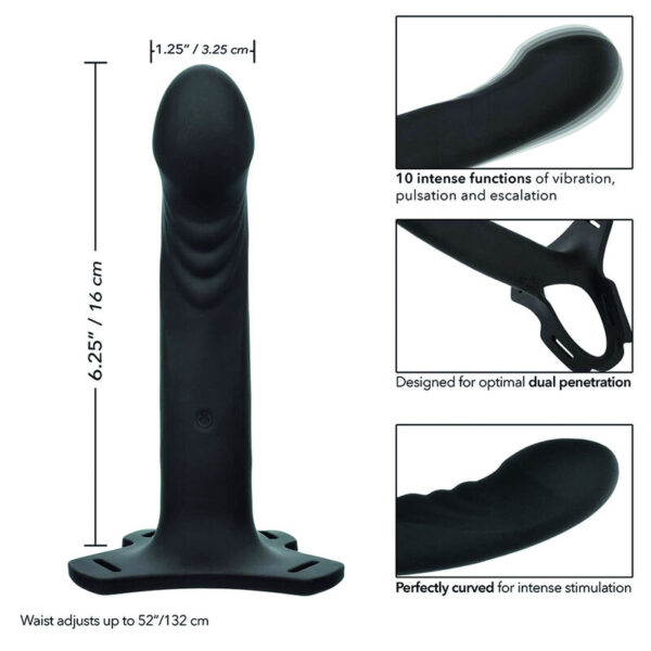 CalExotics Boundless Multi-Purpose — Strap-On, Rechargeable — Double Penetration Strap-Ons — view 9