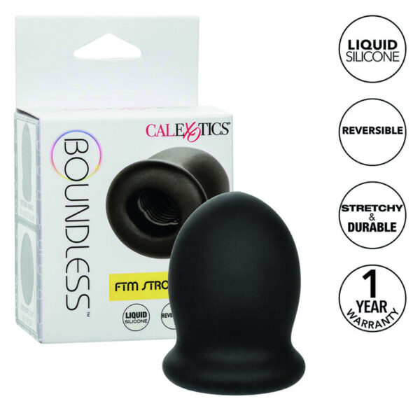 CalExotics Boundless FTM — Stroker, Silicone, 5 cm — Male Masturbators — view 8