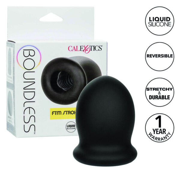 CalExotics Boundless FTM — Stroker, Silicone, 7 cm — Male Masturbators — view 2