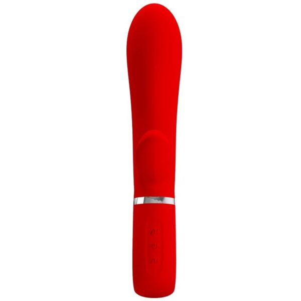 Pretty Love Thomas — Rabbit Vibrator, Rechargeable, Red — G-Spot Vibrators — view 9