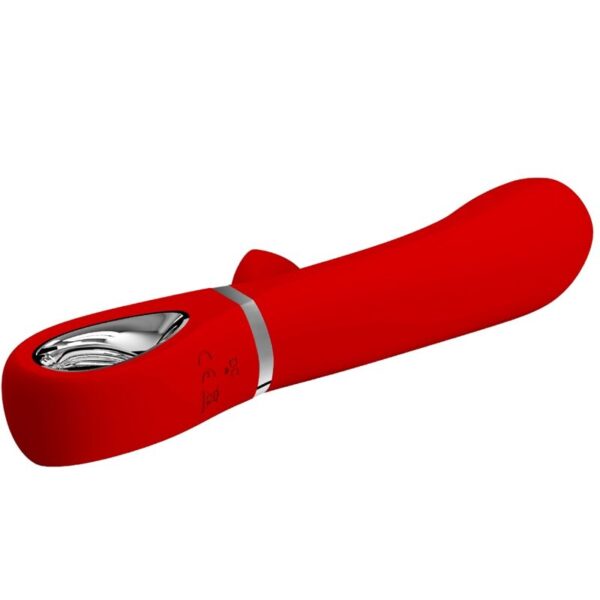 Pretty Love Thomas — Rabbit Vibrator, Rechargeable, Red — G-Spot Vibrators — view 8