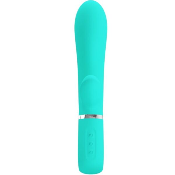 Pretty Love Thomas — Rabbit Vibrator, Rechargeable, Aqua Green — G-Spot Vibrators — view 9
