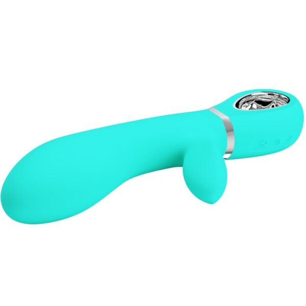 Pretty Love Thomas — Rabbit Vibrator, Rechargeable, Aqua Green — G-Spot Vibrators — view 2