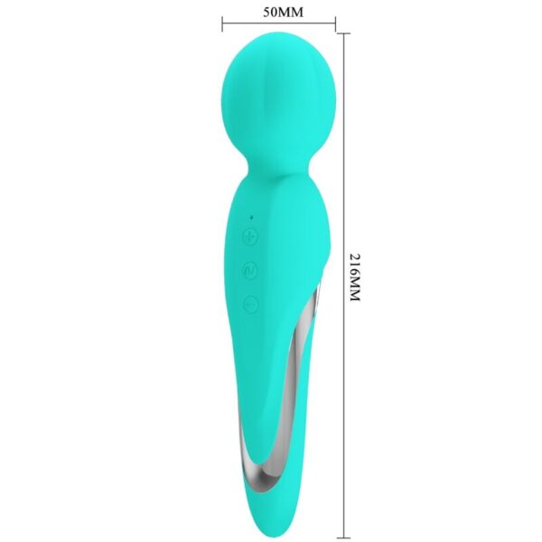 Pretty Love Walter — Wand Massager, Rechargeable, Aqua Green — Clitoral Stimulators — view 6