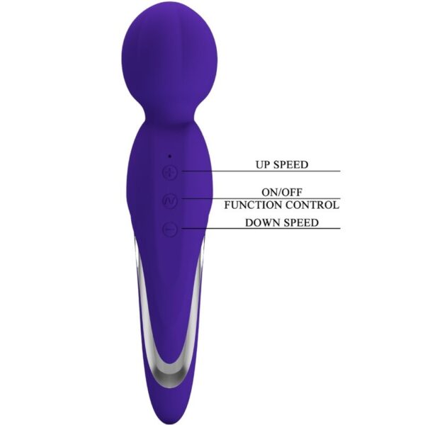 Pretty Love Walter — Wand Massager, Rechargeable, Purple — Clitoral Stimulators — view 5