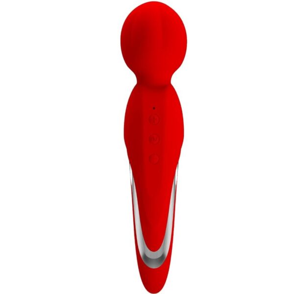 Pretty Love Walter — Wand Massager, Rechargeable, Red — Clitoral Stimulators