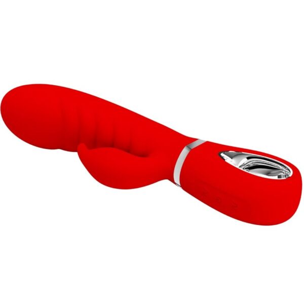 Pretty Love Prescott — Rabbit Vibrator, Rechargeable, Red — G-Spot Vibrators — view 9