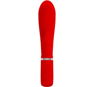 Pretty Love Prescott — Rabbit Vibrator, Rechargeable, Red — G-Spot Vibrators — view 4