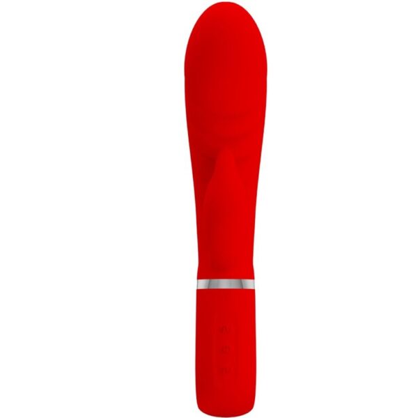 Pretty Love Prescott — Rabbit Vibrator, Rechargeable, Red — G-Spot Vibrators — view 4
