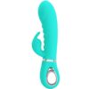 Pretty Love Prescott — Rabbit Vibrator, Rechargeable, Aqua Green — G-Spot Vibrators