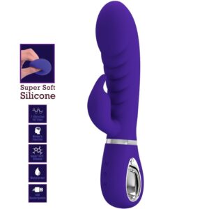 Pretty Love Prescott — Rabbit Vibrator, Rechargeable, Purple — G-Spot Vibrators — view 3