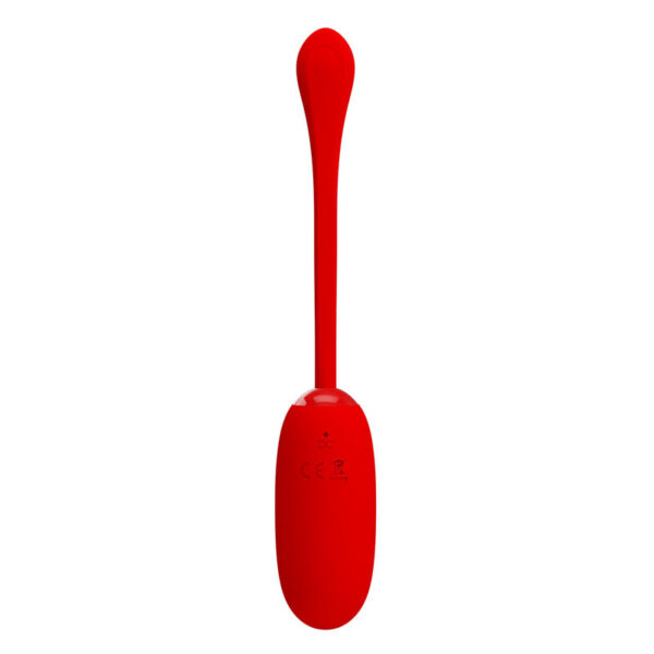 Pretty Love Julius — Vibrating Egg, Silicone, Red — Clitoral Stimulators — view 3