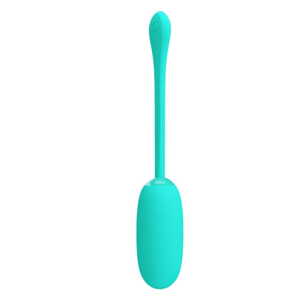 Pretty Love Julius — Vibrating Egg, Silicone, Aqua Green — Clitoral Stimulators — view 5