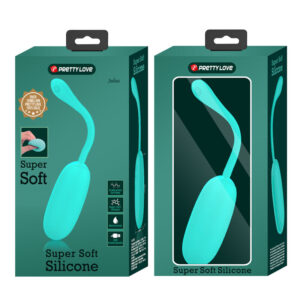 Pretty Love Julius — Vibrating Egg, Silicone, Aqua Green — Clitoral Stimulators — view 2