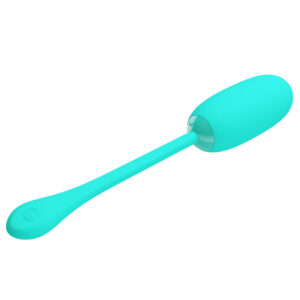 Pretty Love Julius — Vibrating Egg, Silicone, Aqua Green — Clitoral Stimulators — view 4