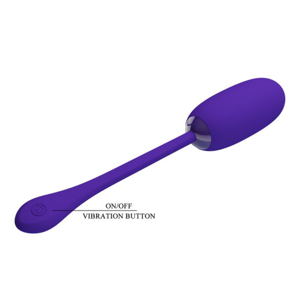Pretty Love Julius — Vibrating Egg, Silicone, Violet — Clitoral Stimulators — view 8
