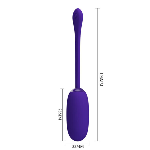 Pretty Love Julius — Vibrating Egg, Silicone, Violet — Clitoral Stimulators — view 7