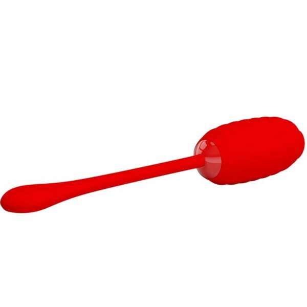 Pretty Love Kirk — Vibrating Egg, Silicone, Red — Vibrating Eggs — view 4