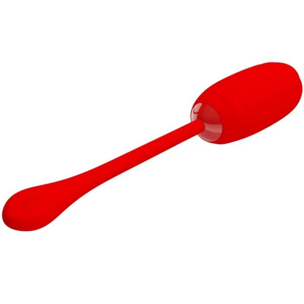 Pretty Love Kirk — Vibrating Egg, Silicone, Red — Vibrating Eggs — view 3