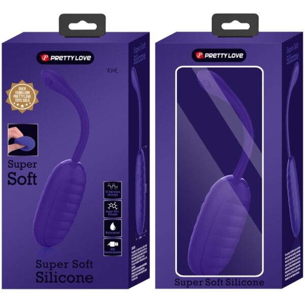Pretty Love Kirk — Vibrating Egg, Silicone, Purple — Vibrating Eggs — view 9