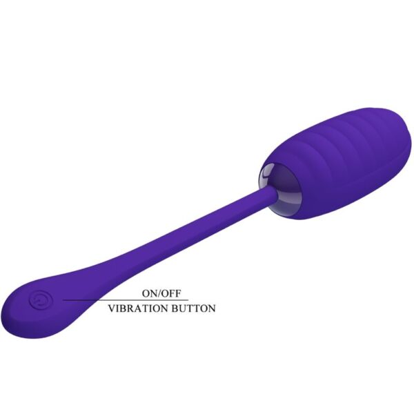 Pretty Love Kirk — Vibrating Egg, Silicone, Purple — Vibrating Eggs — view 7