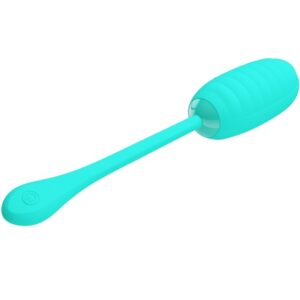 Pretty Love Kirk — Vibrating Egg, Silicone, Aqua Green — Vibrating Eggs — view 4