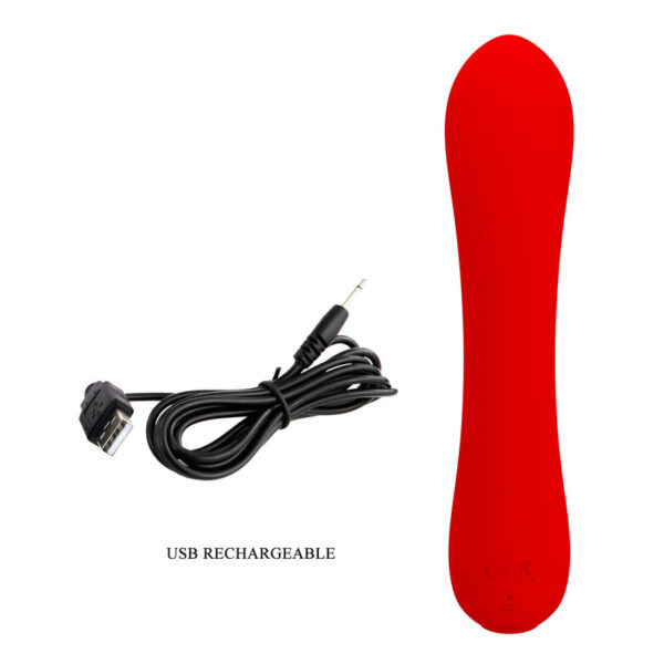Pretty Love Prescott — G-Spot Vibrator, Waterproof, Red — G-Spot Vibrators — view 7