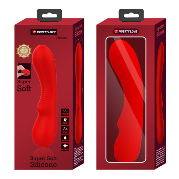 Pretty Love Prescott — G-Spot Vibrator, Waterproof, Red — G-Spot Vibrators — view 4