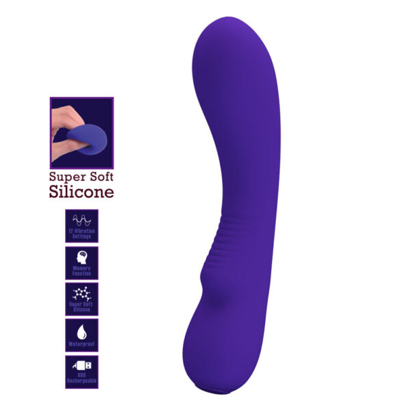 Pretty Love Prescott — G-Spot Vibrator, Waterproof, Purple — G-Spot Vibrators — view 7