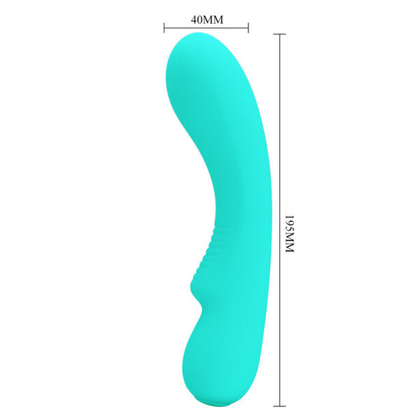 Pretty Love Prescott — G-Spot Vibrator, Waterproof, Aqua Green — G-Spot Vibrators — view 5