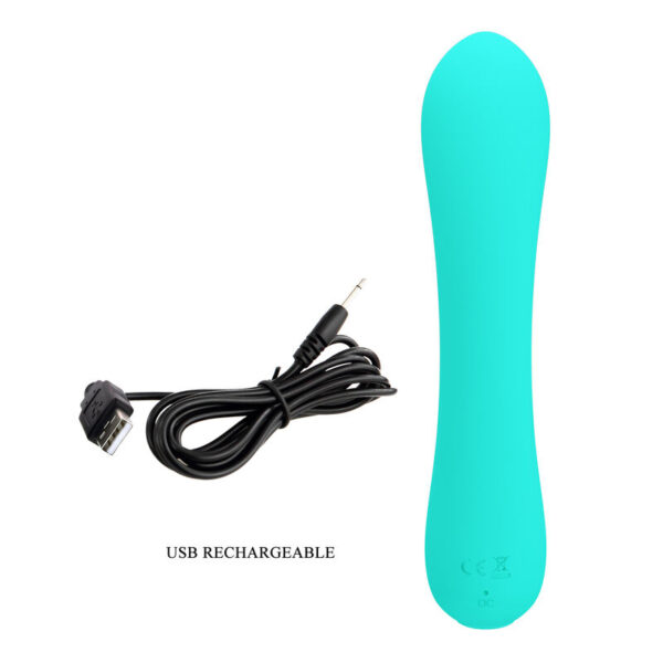 Pretty Love Prescott — G-Spot Vibrator, Waterproof, Aqua Green — G-Spot Vibrators — view 8