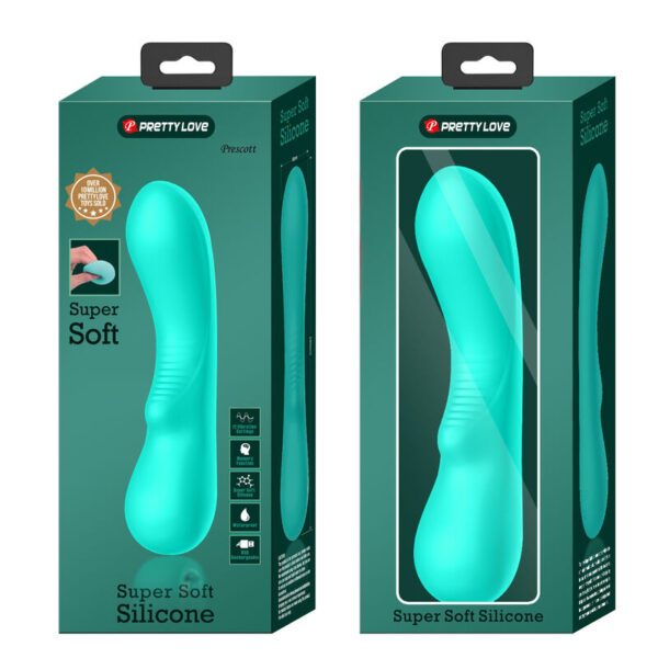Pretty Love Prescott — G-Spot Vibrator, Waterproof, Aqua Green — G-Spot Vibrators — view 9
