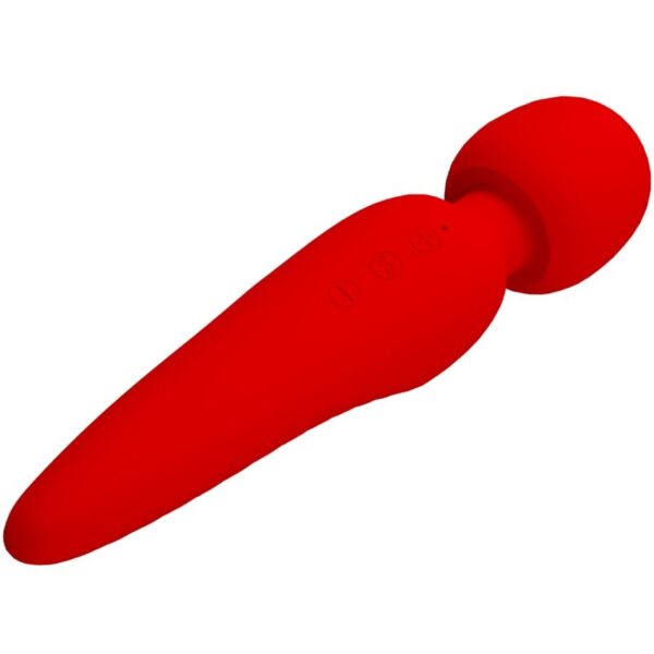 Pretty Love Meredith — Wand Massager, Waterproof, Red — Handheld Massagers — view 2
