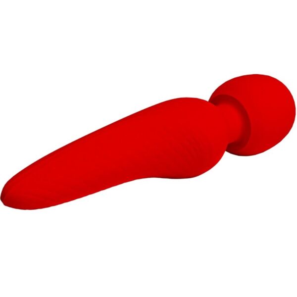 Pretty Love Meredith — Wand Massager, Waterproof, Red — Handheld Massagers — view 4