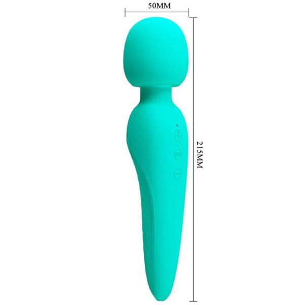 Pretty Love Meredith — Wand Massager, Waterproof, Aqua Green — Handheld Massagers — view 8