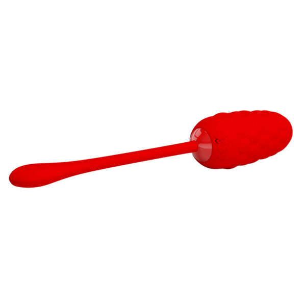 Pretty Love — Vibrating Egg, Silicone, Red — Clitoral Stimulators — view 4