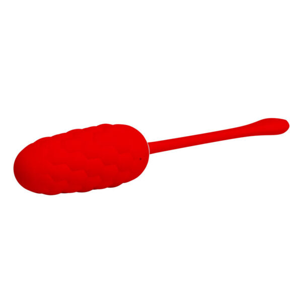 Pretty Love — Vibrating Egg, Silicone, Red — Clitoral Stimulators — view 5