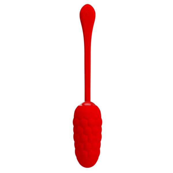 Pretty Love — Vibrating Egg, Silicone, Red — Clitoral Stimulators — view 6