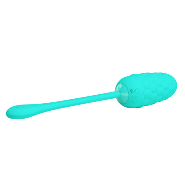 Pretty Love — Vibrating Egg, Silicone, Aqua Green — Clitoral Stimulators — view 6