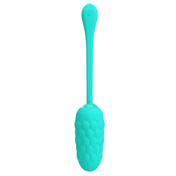 Pretty Love — Vibrating Egg, Silicone, Aqua Green — Clitoral Stimulators — view 8