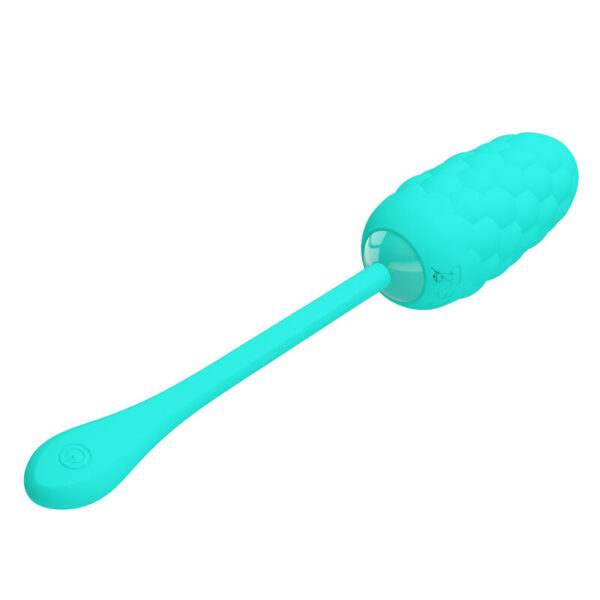 Pretty Love — Vibrating Egg, Silicone, Aqua Green — Clitoral Stimulators — view 5