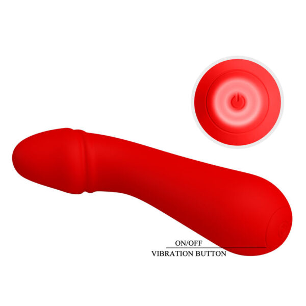 Pretty Love Cetus — G-Spot Vibrator, Waterproof, Red — G-Spot Vibrators — view 7