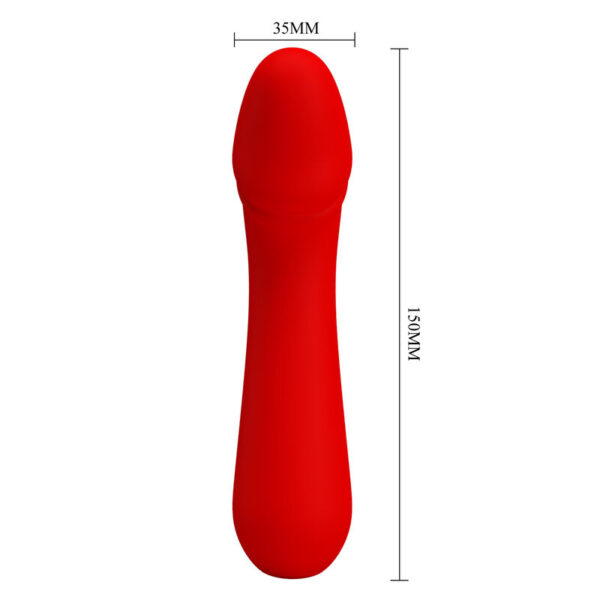 Pretty Love Cetus — G-Spot Vibrator, Waterproof, Red — G-Spot Vibrators — view 6