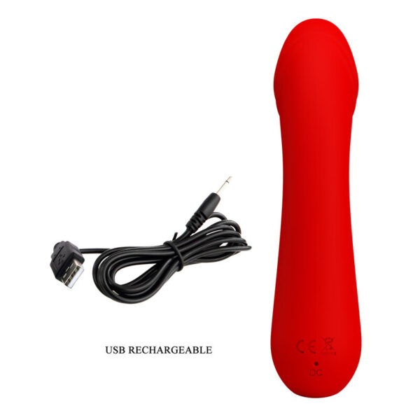 Pretty Love Cetus — G-Spot Vibrator, Waterproof, Red — G-Spot Vibrators — view 8