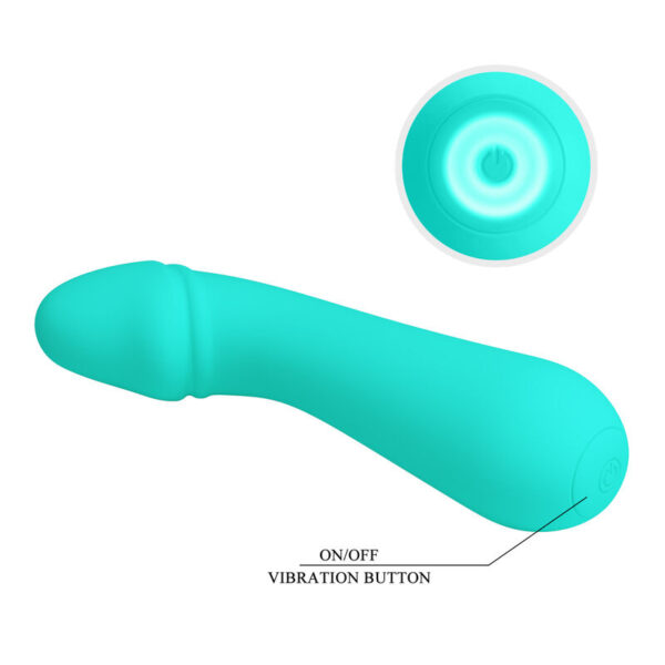 Pretty Love Cetus — G-Spot Vibrator, Waterproof, Aqua Green — G-Spot Vibrators — view 7