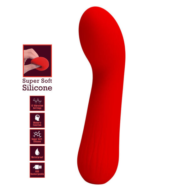 Pretty Love Faun — G-Spot Vibrator, Waterproof, Red — G-Spot Vibrators — view 6