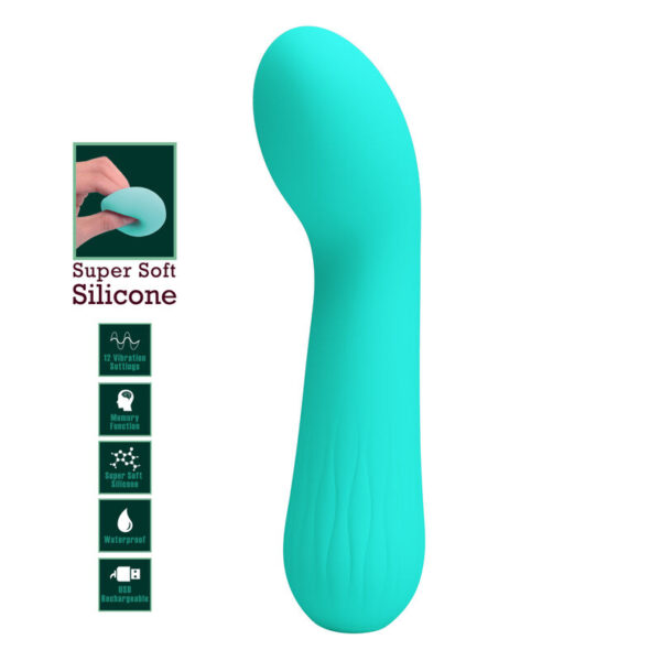 Pretty Love Faun — G-Spot Vibrator, Waterproof, Aqua Green — G-Spot Vibrators — view 7